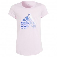 Adidas Παιδικό T-shirt Ροζ IB9147