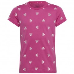 Adidas Brand Love Παιδικό T-shirt Φούξια IB8920