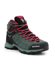 Salewa Alp Mate Mid 61385-5085 Γυναικεία Ορειβατικά Μποτάκια Αδιάβροχα Πράσινα