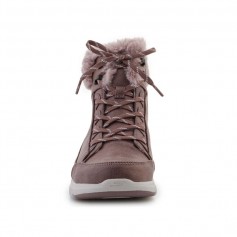 Skechers Glacial Ultra Cozyly Γυναικεία Μποτάκια Αστραγάλου με Γούνα Ροζ 144178-MVE