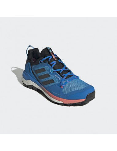 Adidas Terrex Skychaser 2.0 GZ0321 Ανδρικά Ορειβατικά Παπούτσια Αδιάβροχα με Μεμβράνη Gore-Tex Blue Rush / Grey Six / Turbo