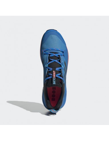 Adidas Terrex Skychaser 2.0 GZ0321 Ανδρικά Ορειβατικά Παπούτσια Αδιάβροχα με Μεμβράνη Gore-Tex Blue Rush / Grey Six / Turbo
