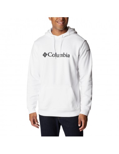 Columbia Ανδρικό Φούτερ με Κουκούλα και Τσέπες Λευκό 1681664-106