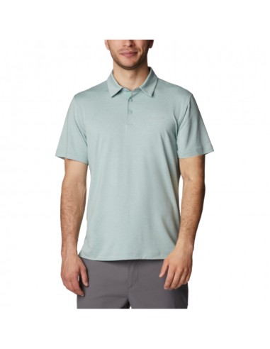 Columbia Tech Trail Ανδρικό T-shirt Polo Πράσινο 1768701-350