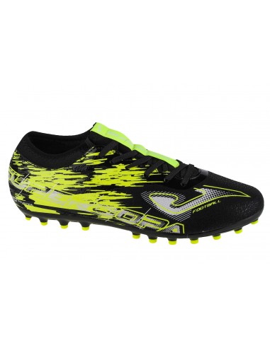 Joma Super Copa 2201 AG SUPW2201AG Χαμηλά Ποδοσφαιρικά Παπούτσια με Τάπες Μαύρα