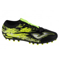 Joma Super Copa 2201 AG SUPW2201AG Χαμηλά Ποδοσφαιρικά Παπούτσια με Τάπες Μαύρα