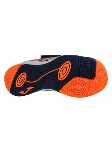 Joma Παιδικά Ποδοσφαιρικά Παπούτσια Super Copa Jr Σάλας Χωρίς Κορδόνια Πορτοκαλί SCJW2203INVE