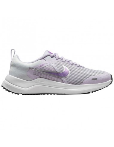 Nike Αθλητικά Παιδικά Παπούτσια Running Downshifter 12 Violet Frost / Pure Platinum / Vivid Purple / Metallic Silver DM4194-500