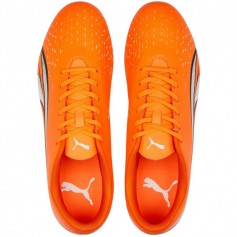 Puma Ultra Play FG/AG 107224-01 Χαμηλά Ποδοσφαιρικά Παπούτσια με Τάπες Ultra Orange / Puma White / Blue Glimmer