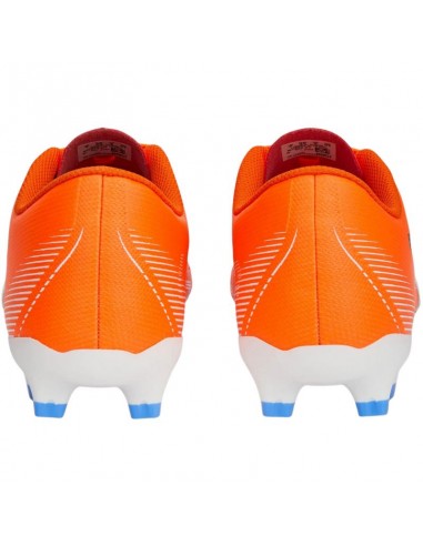 Puma Ultra Play FG/AG 107224-01 Χαμηλά Ποδοσφαιρικά Παπούτσια με Τάπες Ultra Orange / Puma White / Blue Glimmer