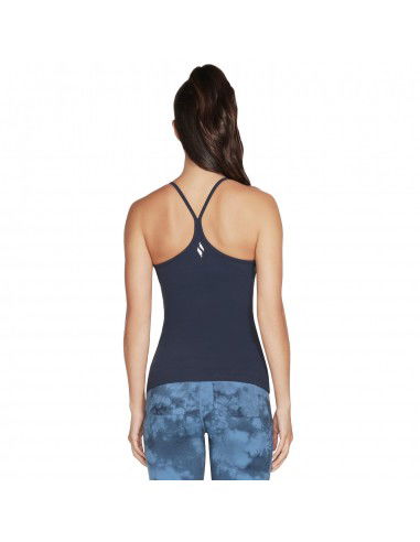 Skechers Καλοκαιρινή Γυναικεία Μπλούζα Navy Μπλε W1TT134-NVY