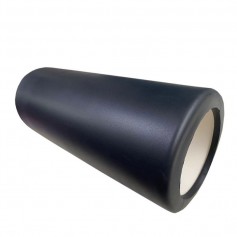 Smooth PVC S825835 Κύλινδρος Μασάζ Μαύρος 33cm