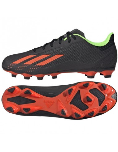 Adidas X Speedportal4 FxG GW8493 Χαμηλά Ποδοσφαιρικά Παπούτσια με Τάπες Core Black / Solar Red / Solar Green