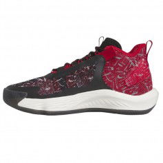 Adidas Adizero Select IF2164 Ψηλά Μπασκετικά Παπούτσια Core Black / Better Scarlet / Off White