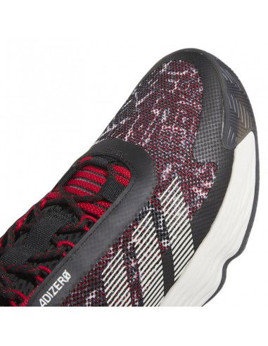 Adidas Adizero Select IF2164 Ψηλά Μπασκετικά Παπούτσια Core Black / Better Scarlet / Off White