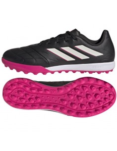 Adidas Copa Pure.3 TF GY9054 Χαμηλά Ποδοσφαιρικά Παπούτσια με Σχάρα Core Black / Zero Metalic / Team Shock Pink 2