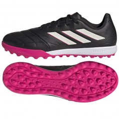 Adidas Copa Pure.3 TF GY9054 Χαμηλά Ποδοσφαιρικά Παπούτσια με Σχάρα Core Black / Zero Metalic / Team Shock Pink 2