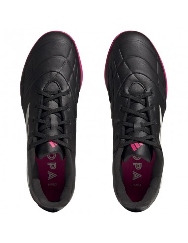 Adidas Copa Pure.3 TF GY9054 Χαμηλά Ποδοσφαιρικά Παπούτσια με Σχάρα Core Black / Zero Metalic / Team Shock Pink 2