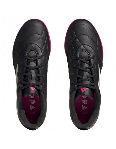 Adidas Copa Pure.3 TF GY9054 Χαμηλά Ποδοσφαιρικά Παπούτσια με Σχάρα Core Black / Zero Metalic / Team Shock Pink 2