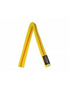 MASTERS kimono belt yellow with orange trim 06224280040704