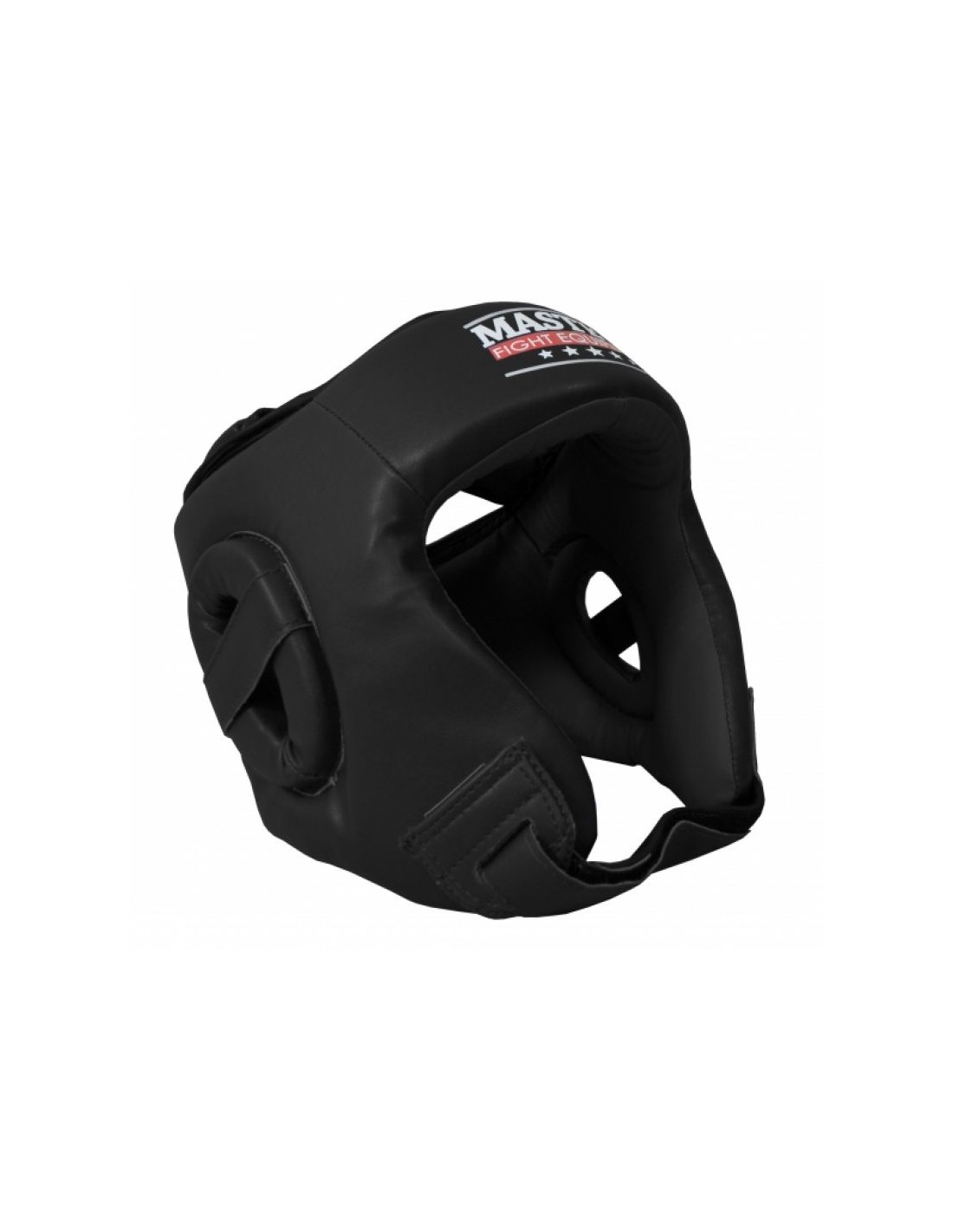 Sport Masters KTOPPU 0225-01M Κάσκα Πυγμαχίας Ενηλίκων Aνοιχτού Τύπου από Συνθετικό Δέρμα Μαύρη