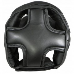Sport Masters KSS4BP 0230-01M Κάσκα Πυγμαχίας Ενηλίκων Κλείστού Τύπου από Συνθετικό Δέρμα Μαύρη