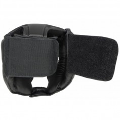 Sport Masters KSS4BP 0230-01M Κάσκα Πυγμαχίας Ενηλίκων Κλείστού Τύπου από Συνθετικό Δέρμα Μαύρη