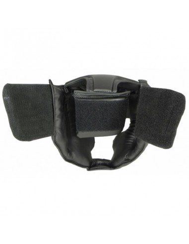 Sport Masters KSS4BP 0230-01M Κάσκα Πυγμαχίας Ενηλίκων Κλείστού Τύπου από Συνθετικό Δέρμα Μαύρη