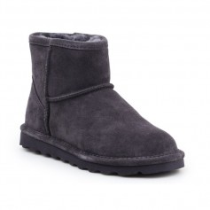 Bearpaw Alyssa Δερμάτινα Γυναικεία Μποτάκια Γκρι 2130W-030