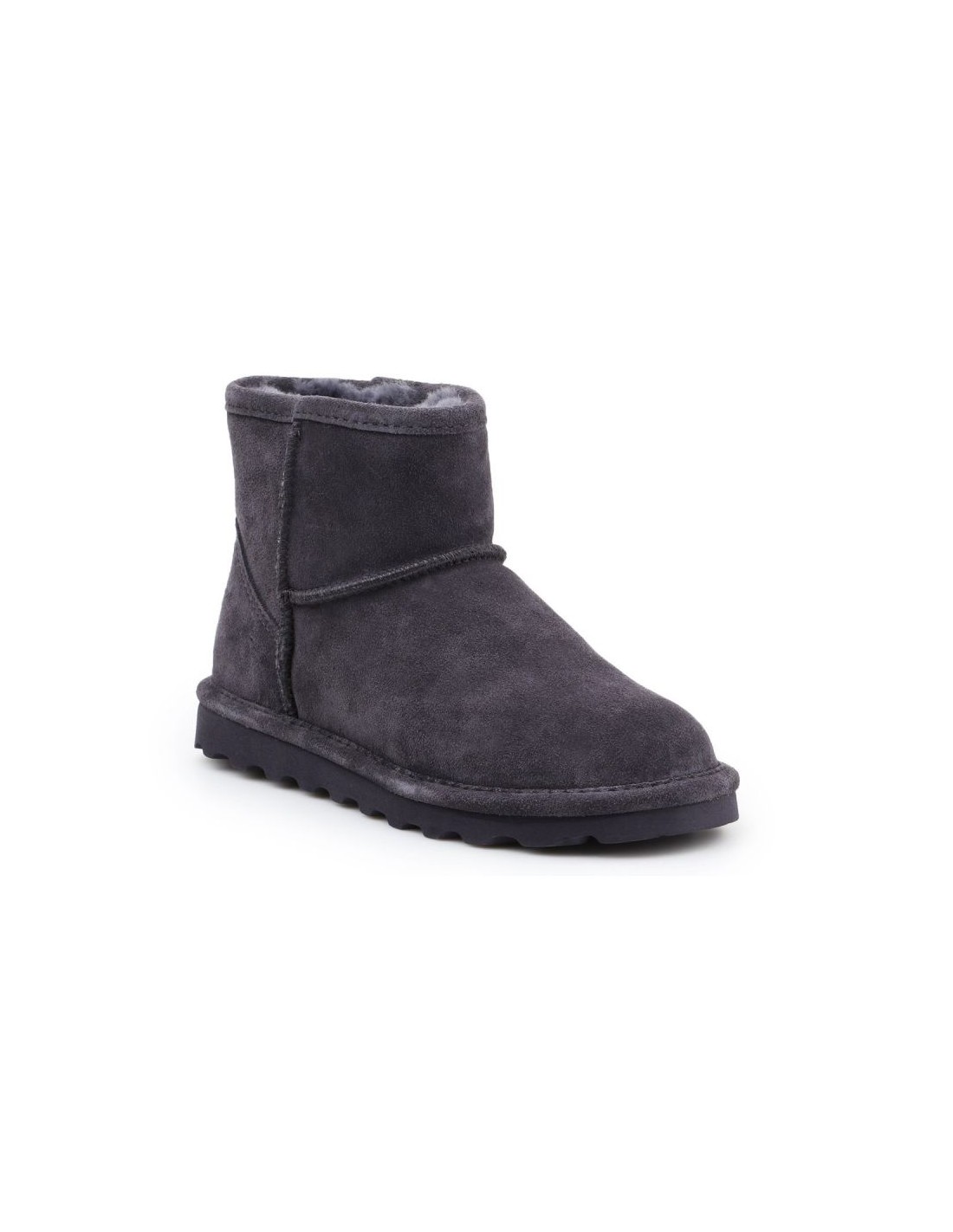 Bearpaw Alyssa Δερμάτινα Γυναικεία Μποτάκια Γκρι 2130W-030