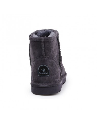 Bearpaw Alyssa Δερμάτινα Γυναικεία Μποτάκια Γκρι 2130W-030