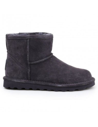 Bearpaw Alyssa Δερμάτινα Γυναικεία Μποτάκια Γκρι 2130W-030