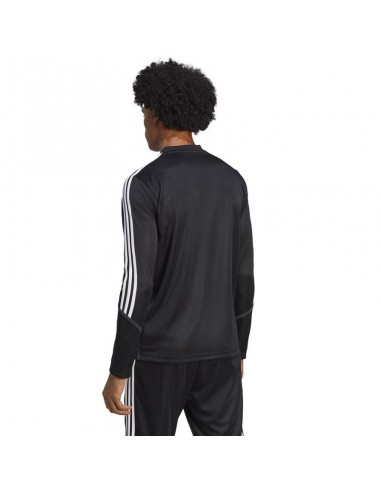 Adidas Tiro 23 Club Ανδρική Μπλούζα με Φερμουάρ Μακρυμάνικη Μαύρη HS3617