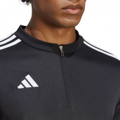 Adidas Tiro 23 Club Ανδρική Μπλούζα με Φερμουάρ Μακρυμάνικη Μαύρη HS3617