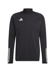 Adidas Tiro 23 Competition Ανδρική Μπλούζα με Φερμουάρ Μακρυμάνικη Μαύρη HK7644