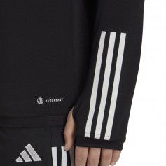 Adidas Tiro 23 Competition Ανδρική Μπλούζα με Φερμουάρ Μακρυμάνικη Μαύρη HK7644
