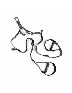 Tiguar Alfa Pro TI-ALPRO Ελαστικός Ιμάντας Γυμναστικής Μαύρος