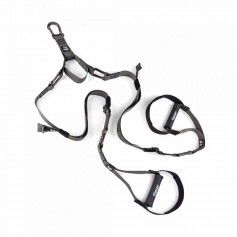 Tiguar Alfa Pro TI-ALPRO Ελαστικός Ιμάντας Γυμναστικής Μαύρος