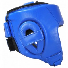 Sport Masters KTOP1 0217-02M Κάσκα Πυγμαχίας Ενηλίκων Aνοιχτού Τύπου Δερμάτινη Μαύρη