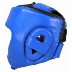 Sport Masters KTOP1 0217-02M Κάσκα Πυγμαχίας Ενηλίκων Aνοιχτού Τύπου Δερμάτινη Μαύρη