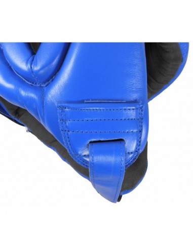 Sport Masters KTOP1 0217-02M Κάσκα Πυγμαχίας Ενηλίκων Aνοιχτού Τύπου Δερμάτινη Μαύρη