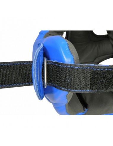 Sport Masters KTOP1 0217-02M Κάσκα Πυγμαχίας Ενηλίκων Aνοιχτού Τύπου Δερμάτινη Μαύρη