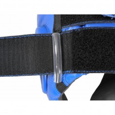 Sport Masters KTOP1 0217-02M Κάσκα Πυγμαχίας Ενηλίκων Aνοιχτού Τύπου Δερμάτινη Μαύρη