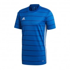 Adidas Campeon 21 Ανδρικό T-shirt Μπλε με Ρίγες FT6762