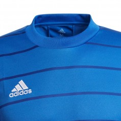 Adidas Campeon 21 Ανδρικό T-shirt Μπλε με Ρίγες FT6762