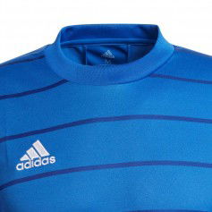 Adidas Campeon 21 Ανδρικό T-shirt Μπλε με Ρίγες FT6762