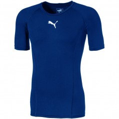 Puma Ανδρικό T-shirt Μαύρο με Λογότυπο 655918-03