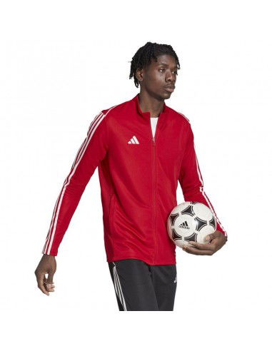 Adidas Tiro 23 League Ανδρική Ζακέτα με Φερμουάρ Κόκκινη HS3502