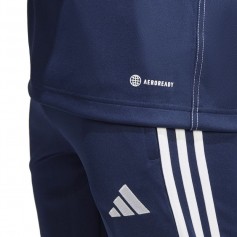 Adidas Tiro 23 Ανδρική Μπλούζα με Φερμουάρ Μακρυμάνικη Navy Μπλε HZ0174