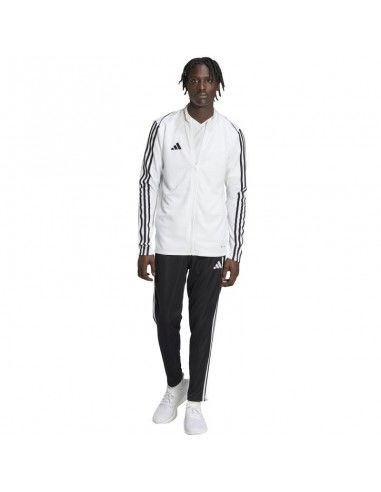 Adidas Tiro 23 League Ανδρική Ζακέτα με Φερμουάρ Λευκή HS3501